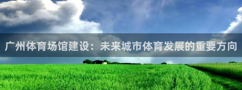 广州体育场馆建设：未来城市体育发展的重要方向