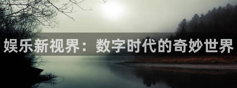 娱乐新视界：数字时代的奇妙世界